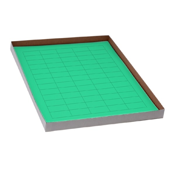 Cryo Label Laser Sheets 38x19mm for General Use Green